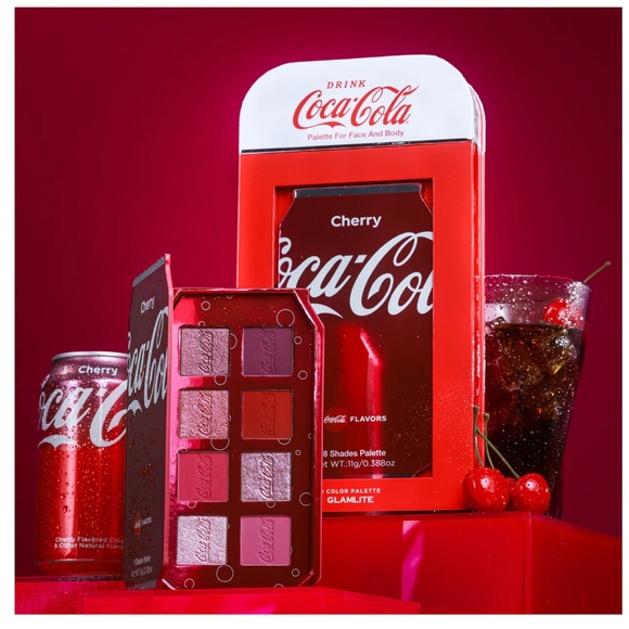 Glamlite Other - Coca-Cola Cherry Eyeshadow Palette by Glamlite